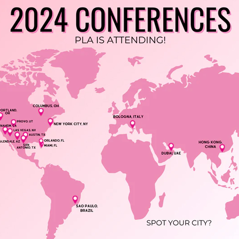 PLA 2024 schoonheidsevenementen en conferenties